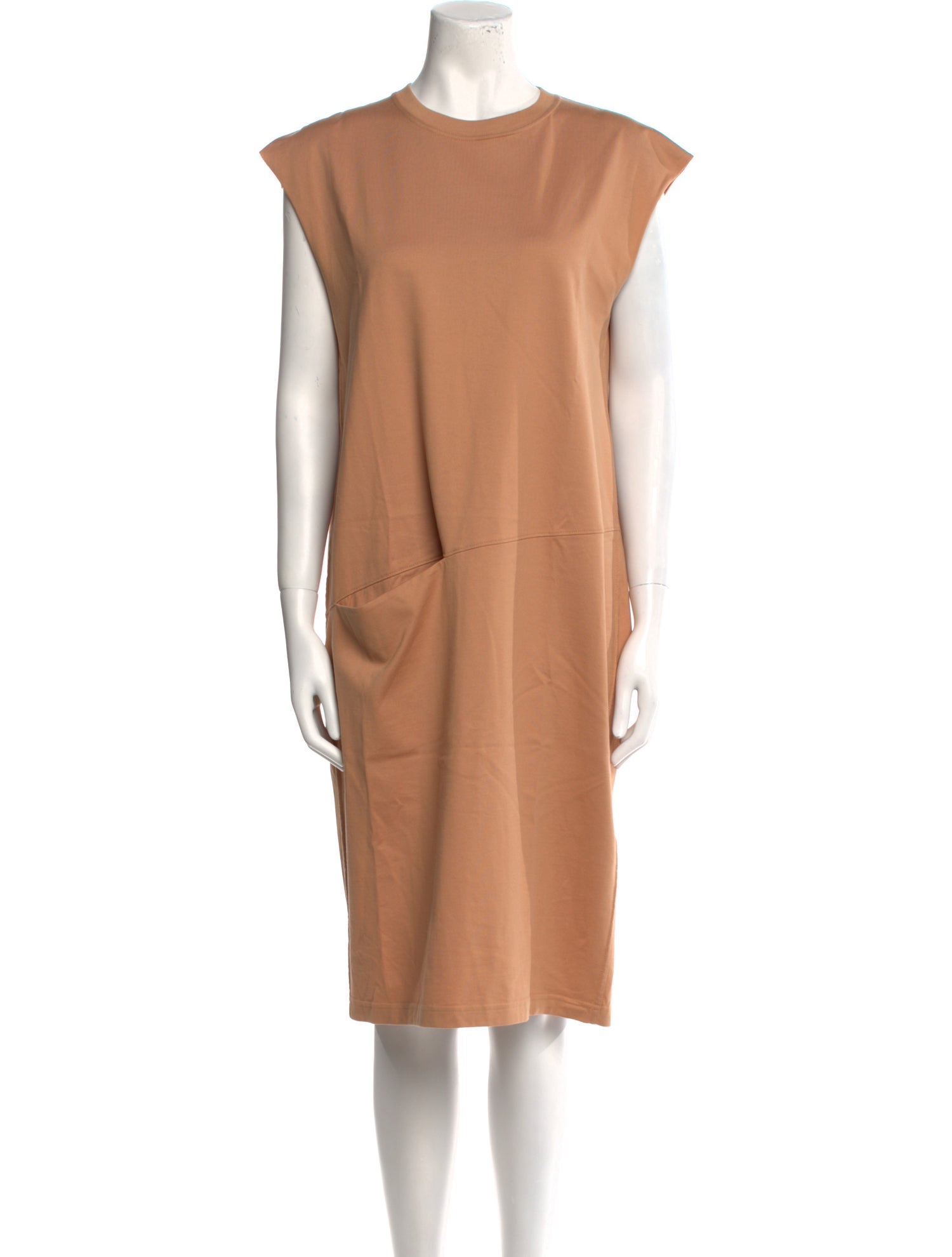 Celine Crew Neck Midi Length Dress