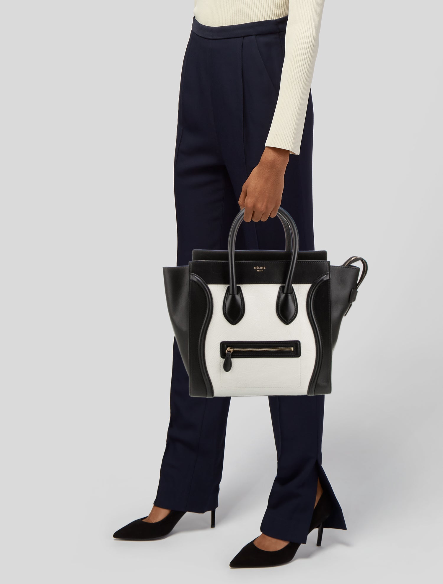 Celine Leather Micro Luggage