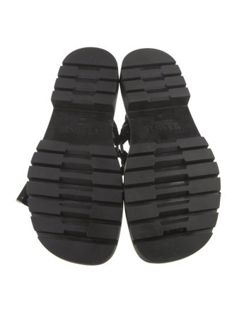 Celine Graphic Print Sandals