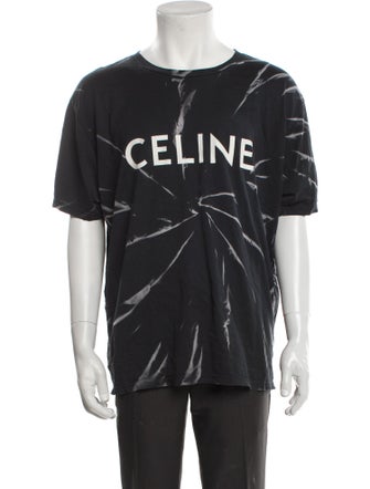 Celine Tie Dye Graphic Print T-Shirt