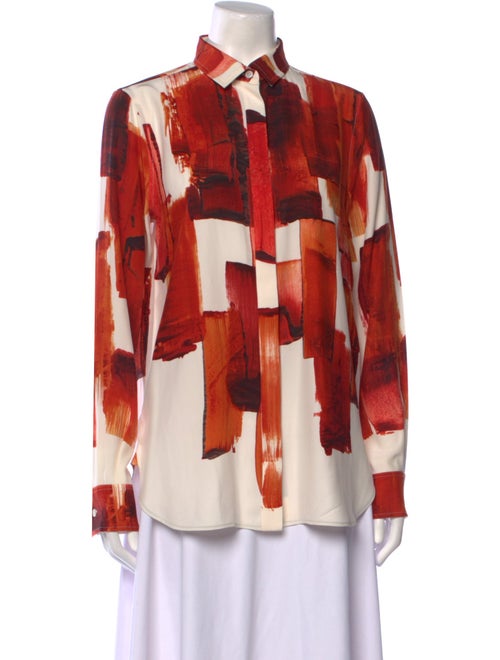 Celine 2014 Silk Button-Up Top