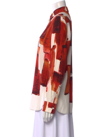 Celine 2014 Silk Button-Up Top