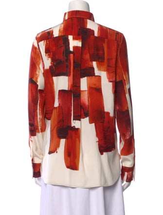 Celine 2014 Silk Button-Up Top