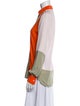 Celine Silk Colorblock Pattern Button-Up Top