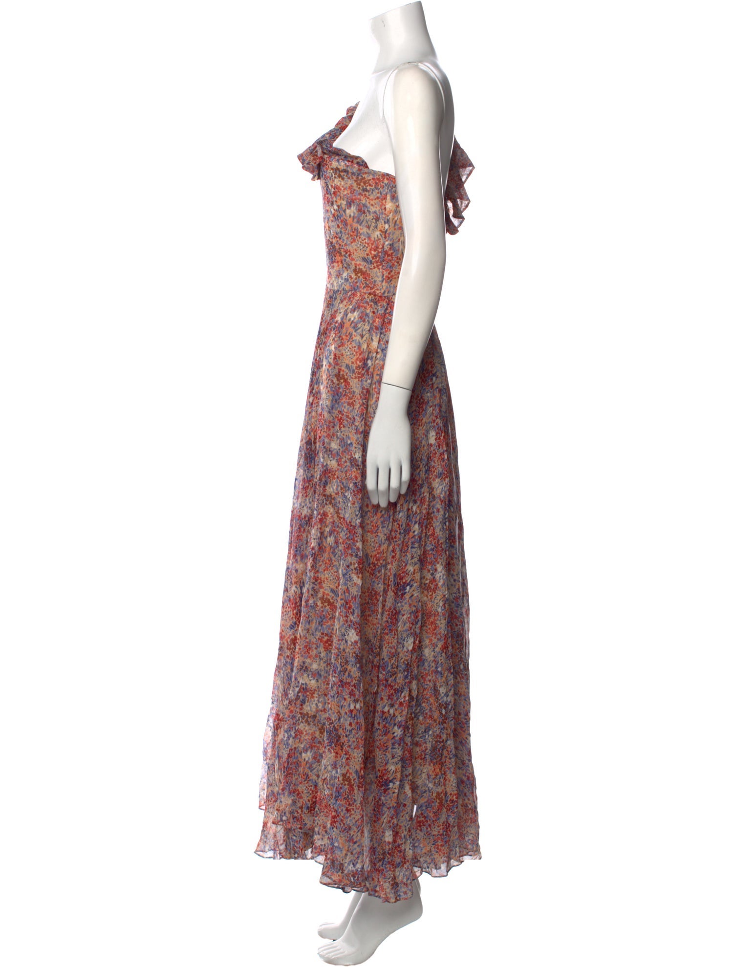 Celine Silk Long Dress