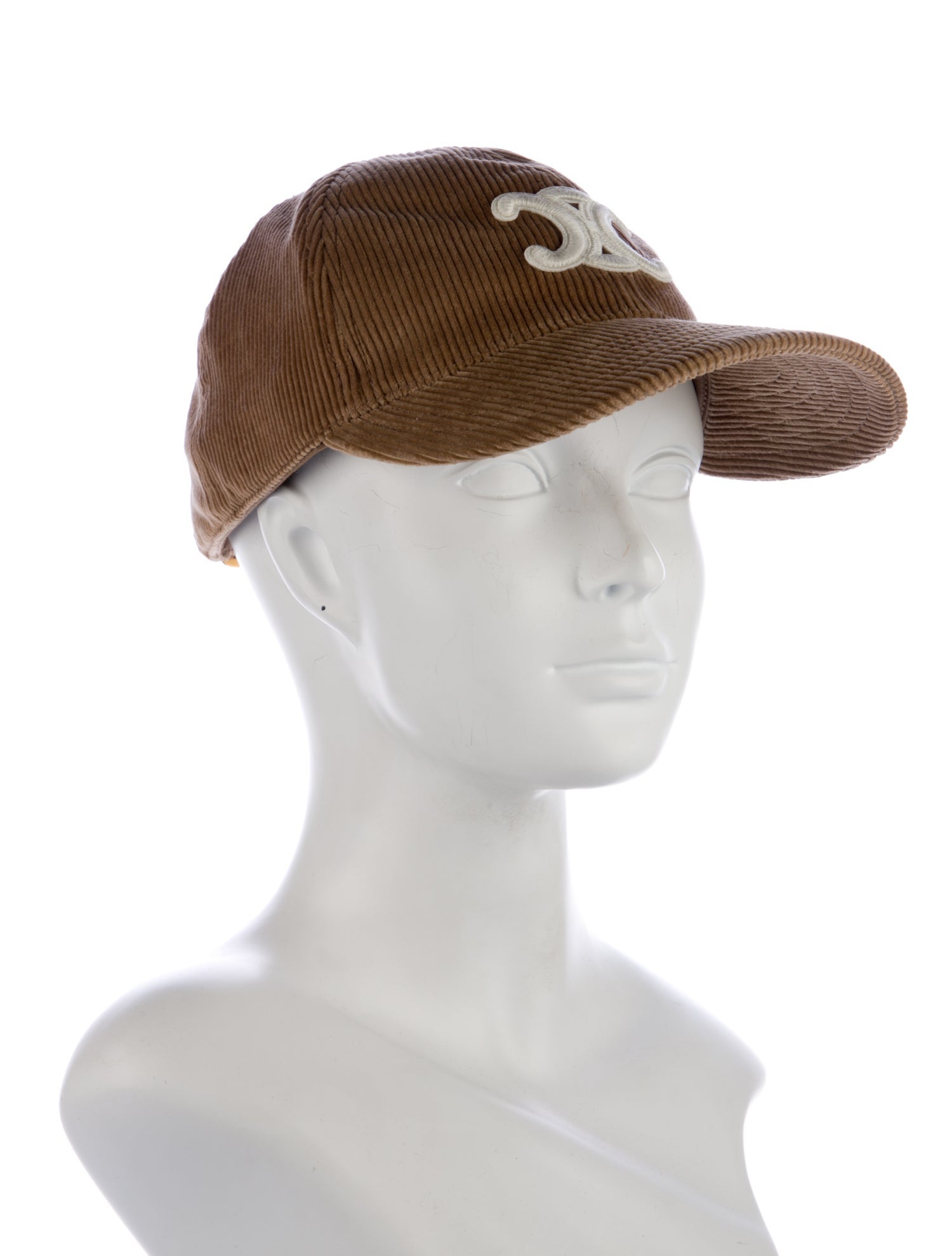 Celine Corduroy Baseball Cap