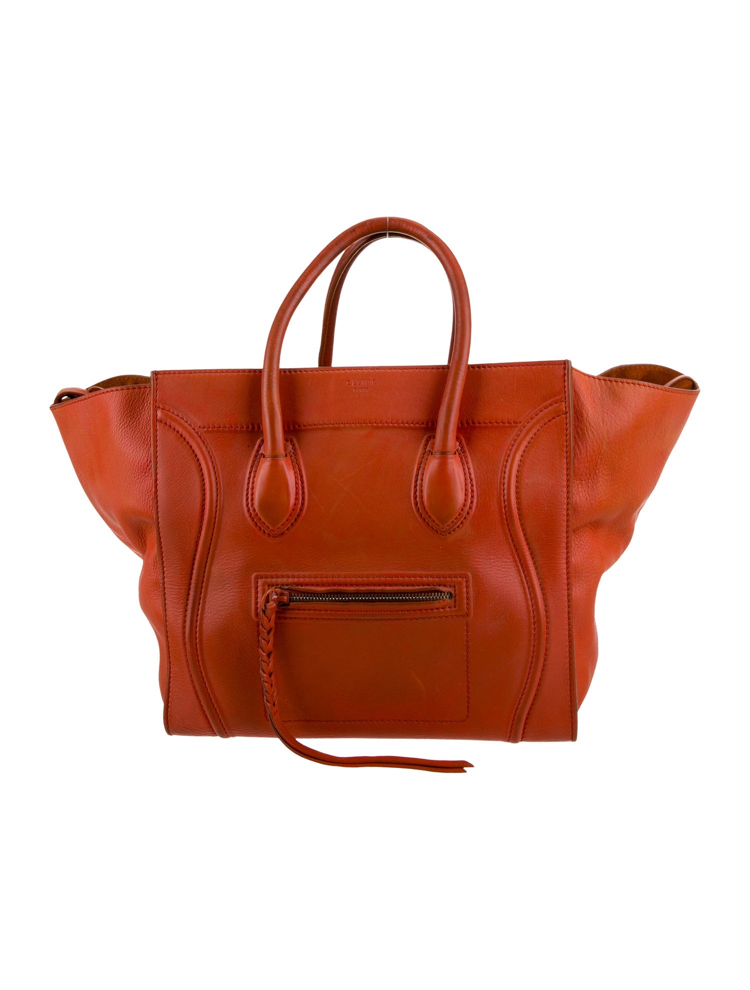 Celine Leather Luggage Phantom Medium
