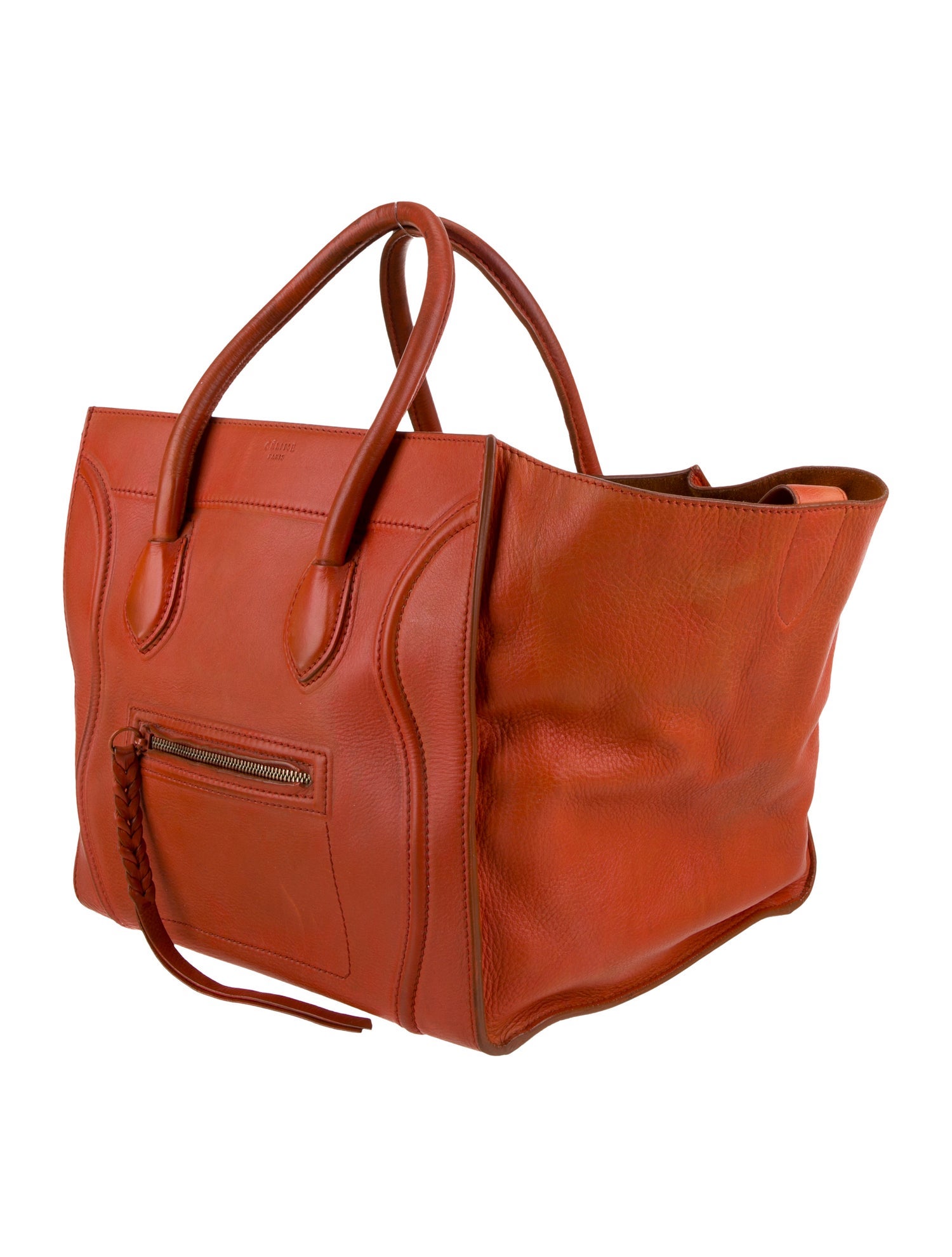 Celine Leather Luggage Phantom Medium