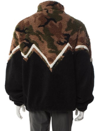 Celine Colorblock Pattern Moto Jacket