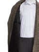 Celine Wool Tweed Pattern Overcoat