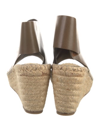 Celine Leather Espadrilles