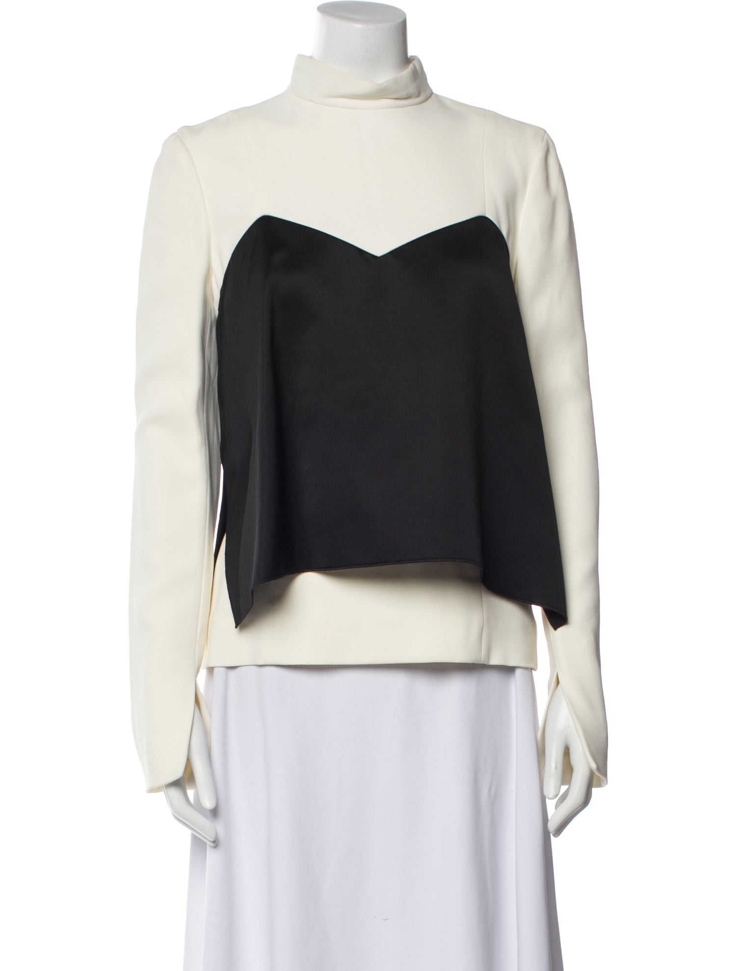 Celine Mock Neck Sleeveless Sweatshirt