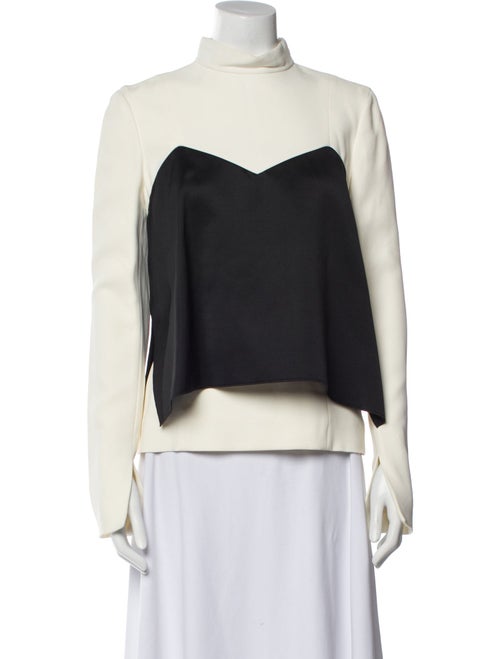 Celine Mock Neck Sleeveless Sweatshirt