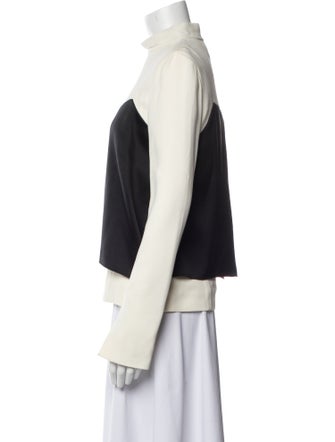 Celine Mock Neck Sleeveless Sweatshirt