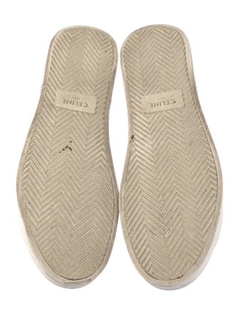 Celine Signature Logo Canvas Sneakers
