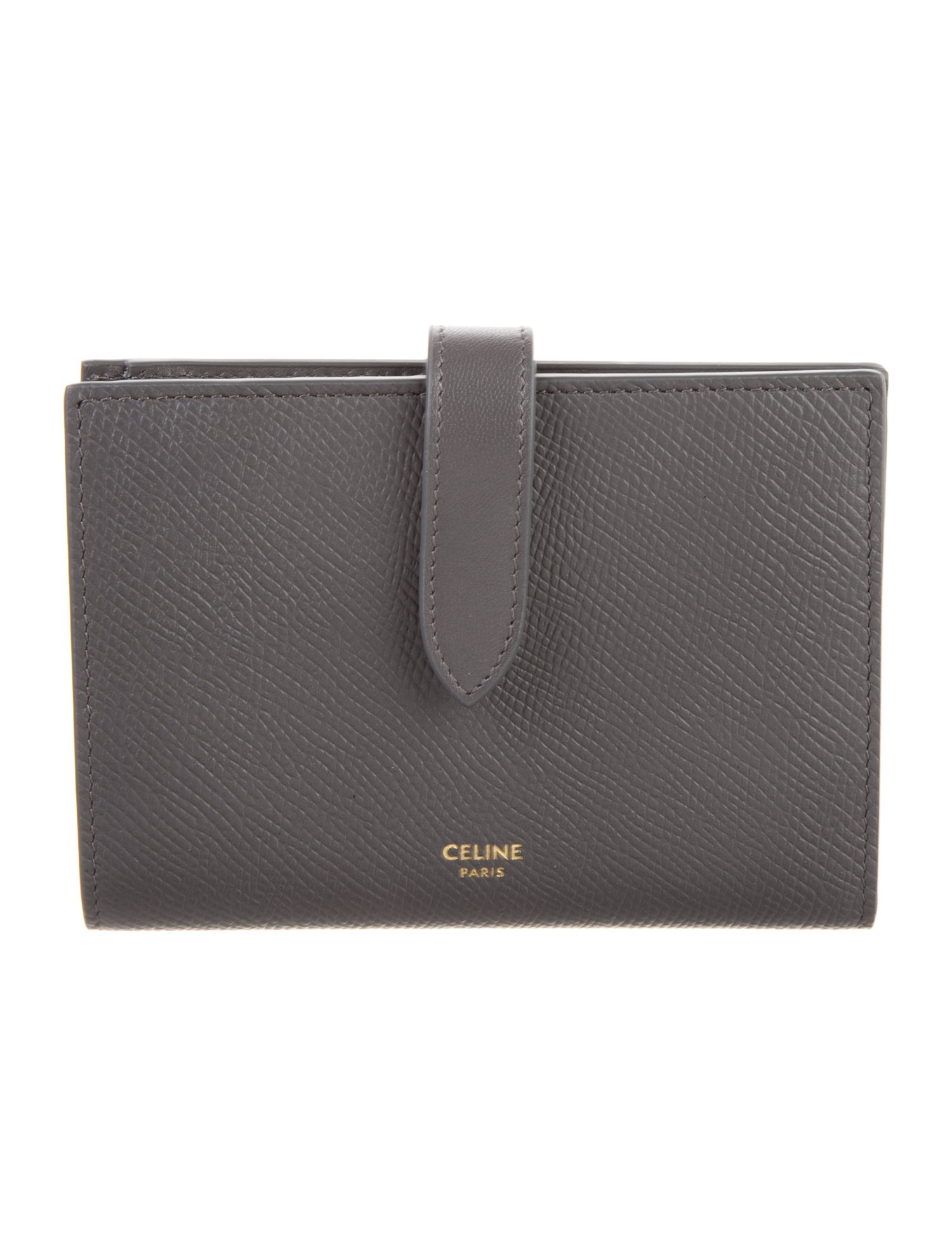 Celine Leather Compact Wallet