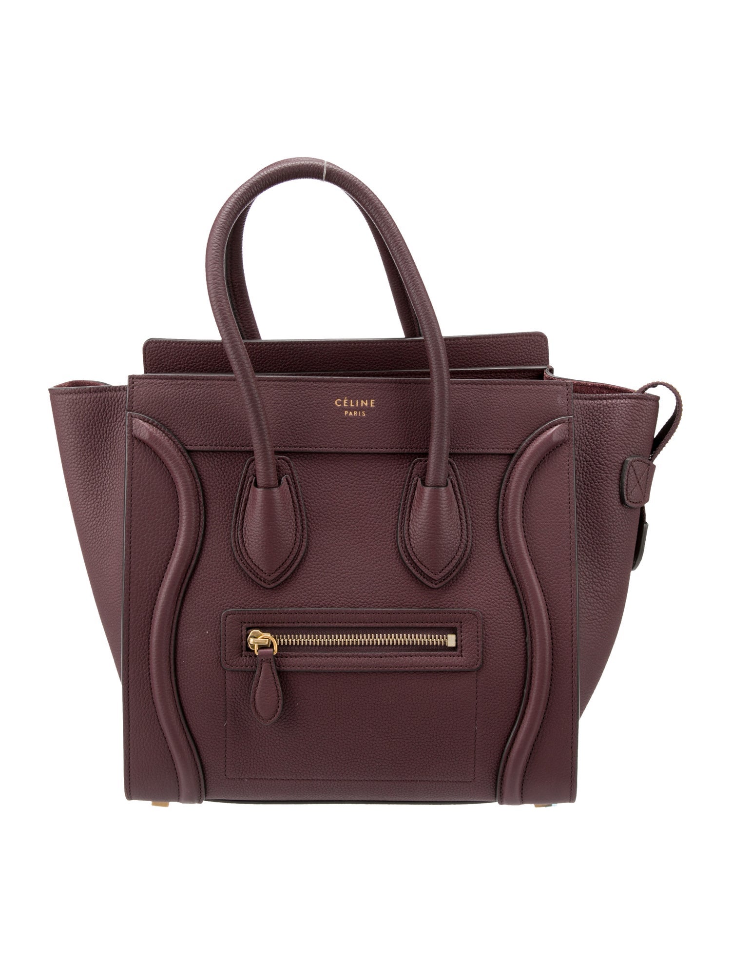 Celine Leather Luggage Micro