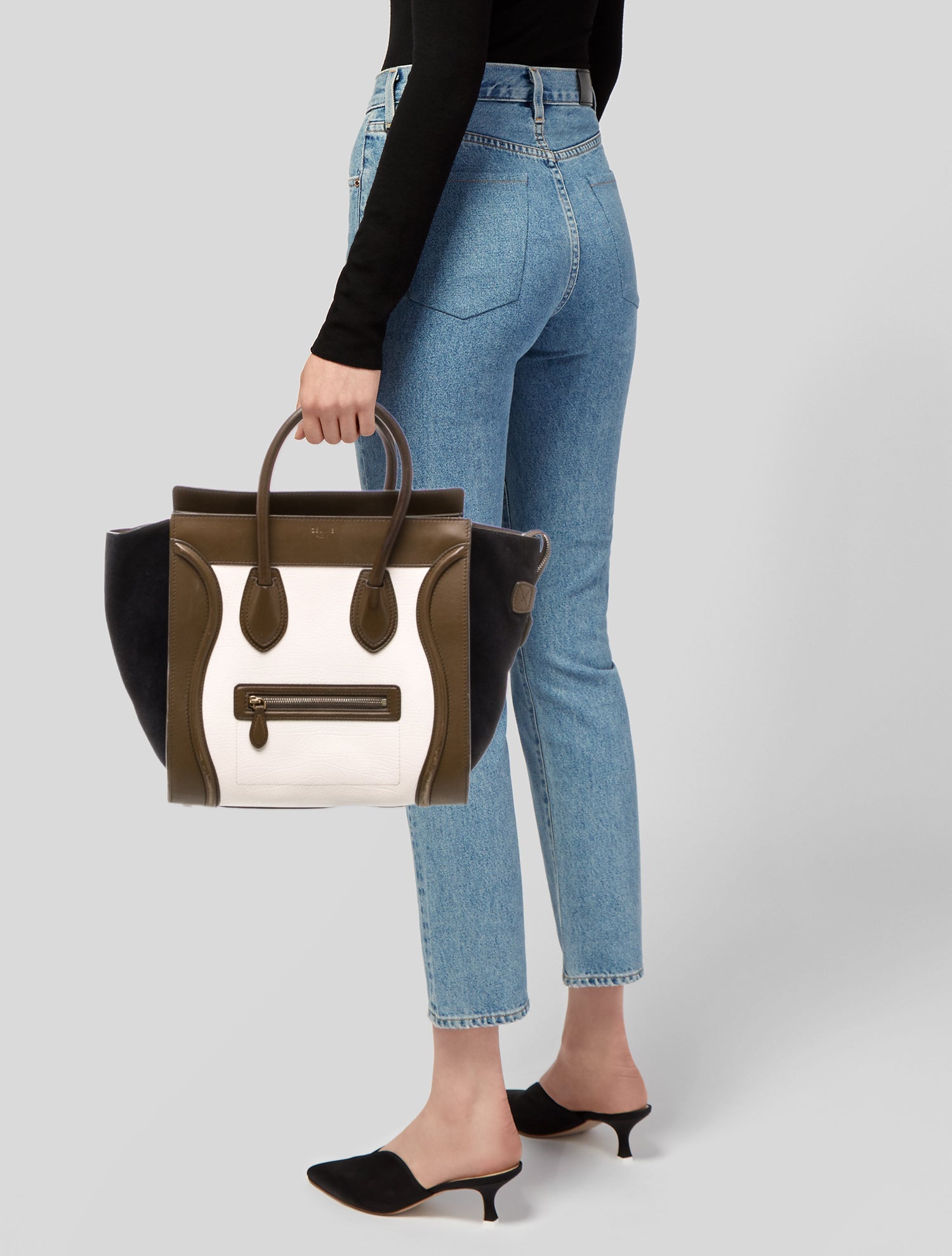 Celine Leather Luggage Mini