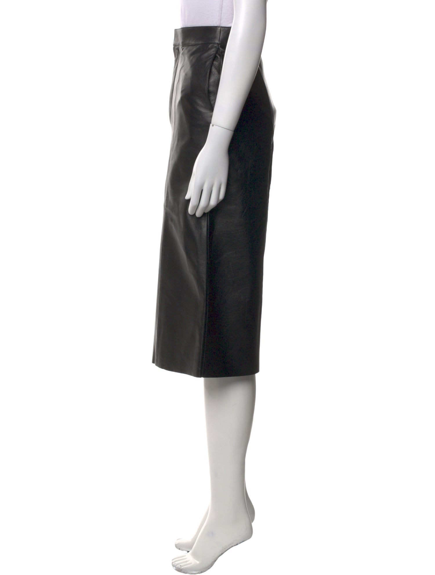 Celine Leather Wide Leg Pants