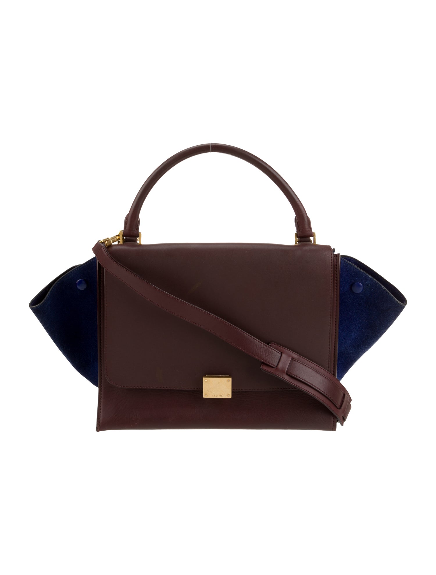 Celine Leather Trapeze