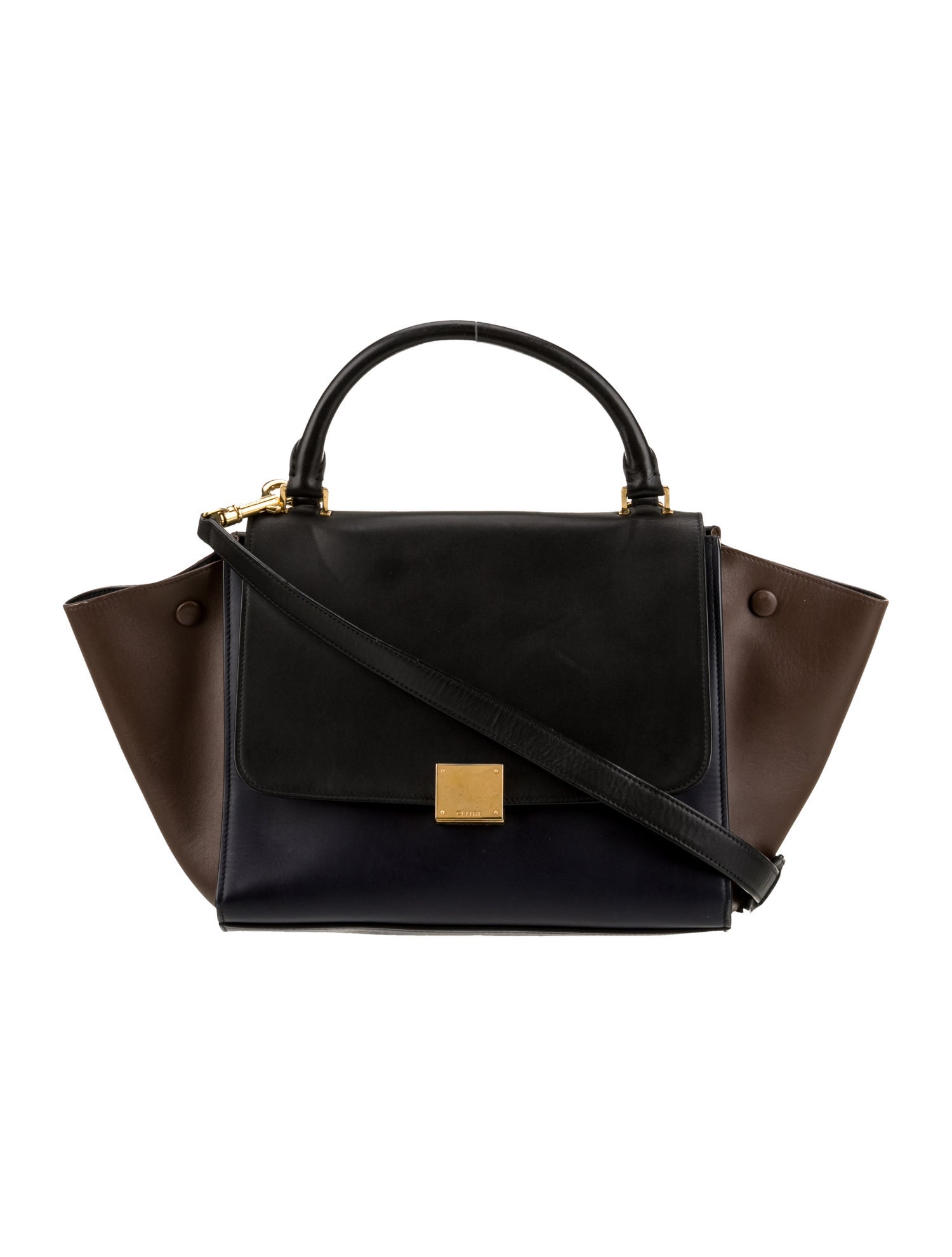 Celine Leather Trapeze Mini