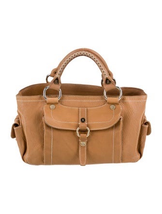 Celine Leather Top Handle Bag