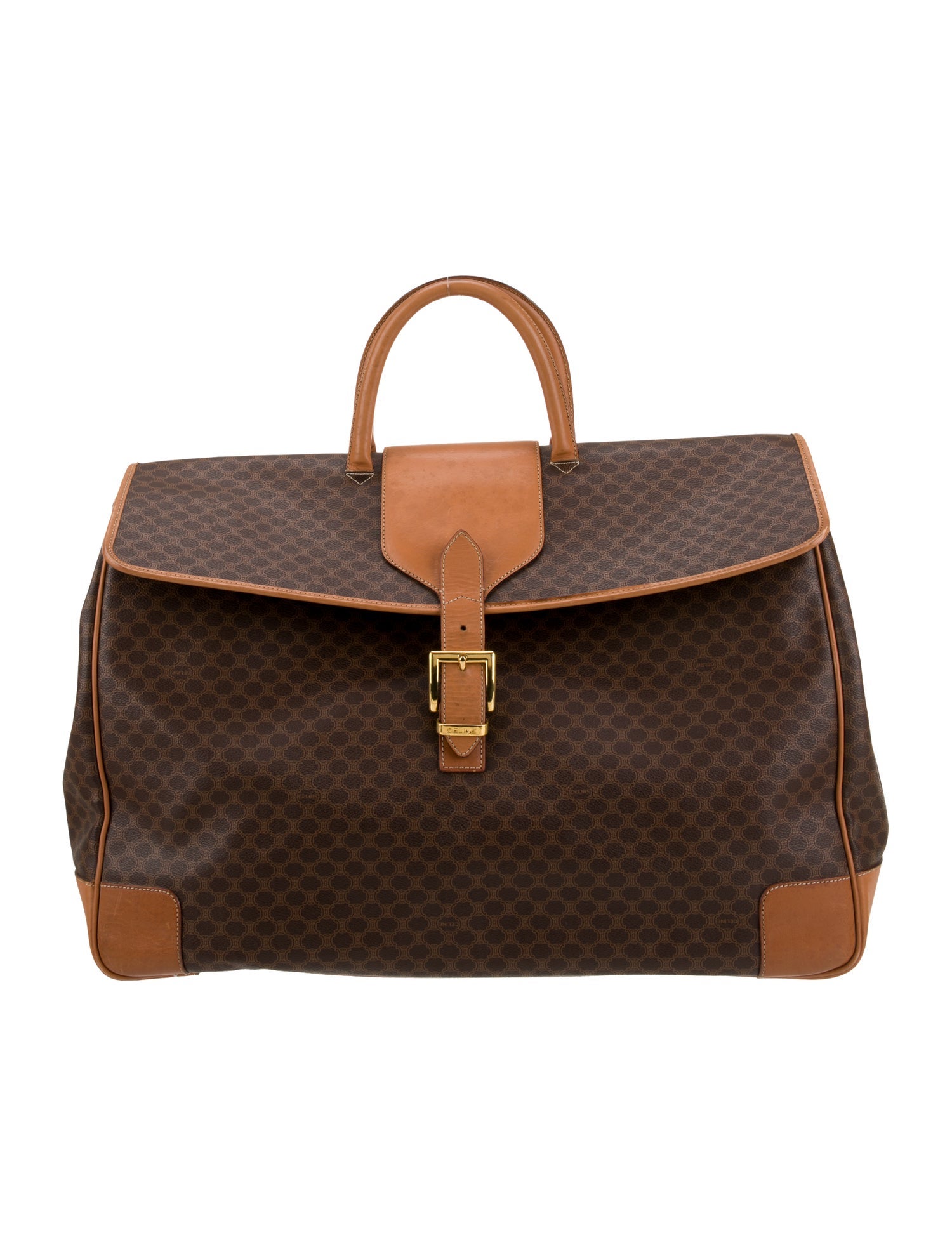 Celine Macadam Top Handle Bag Vintage