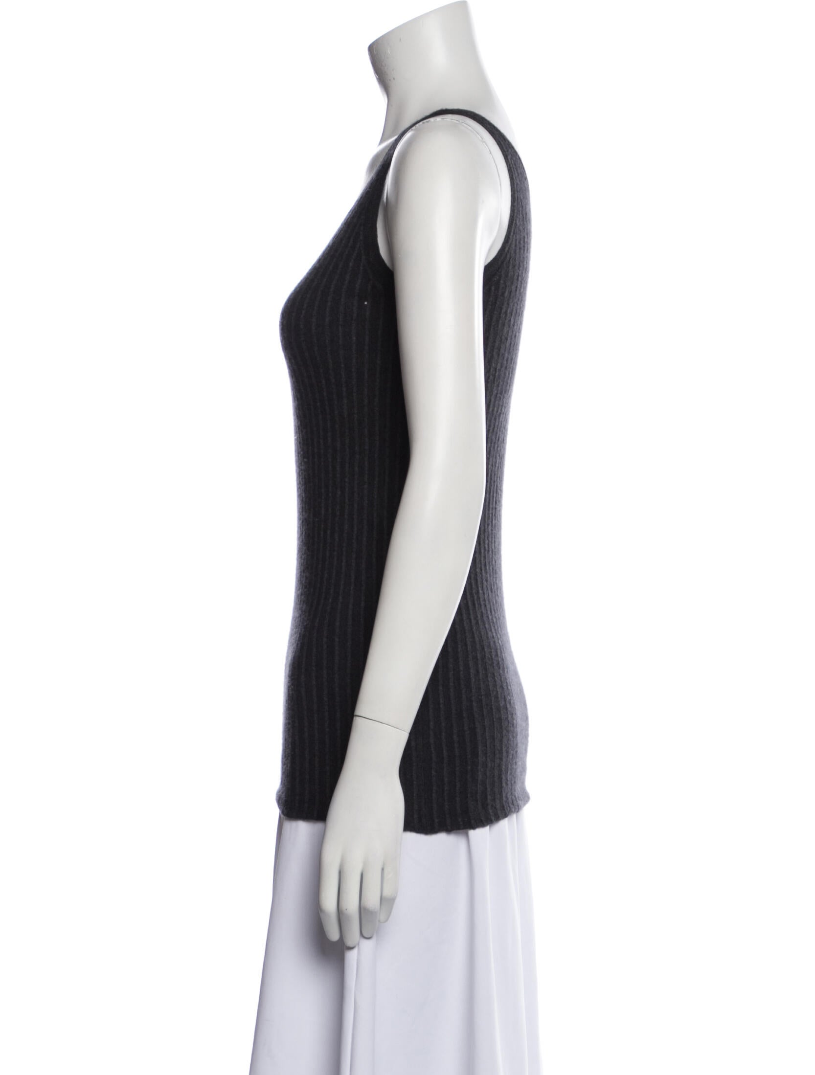Celine Cashmere Scoop Neck Top