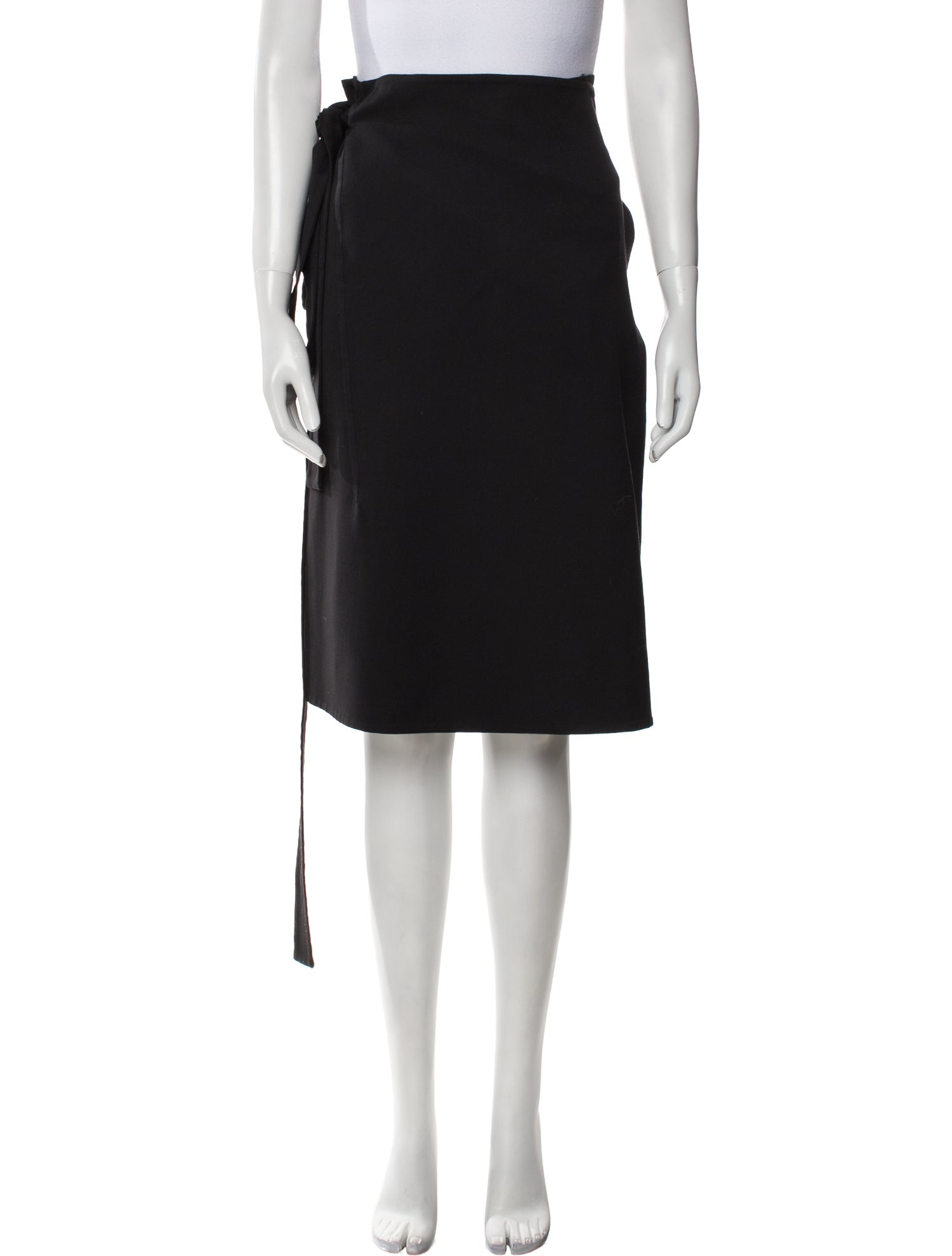Celine Virgin Wool Midi Length Skirt