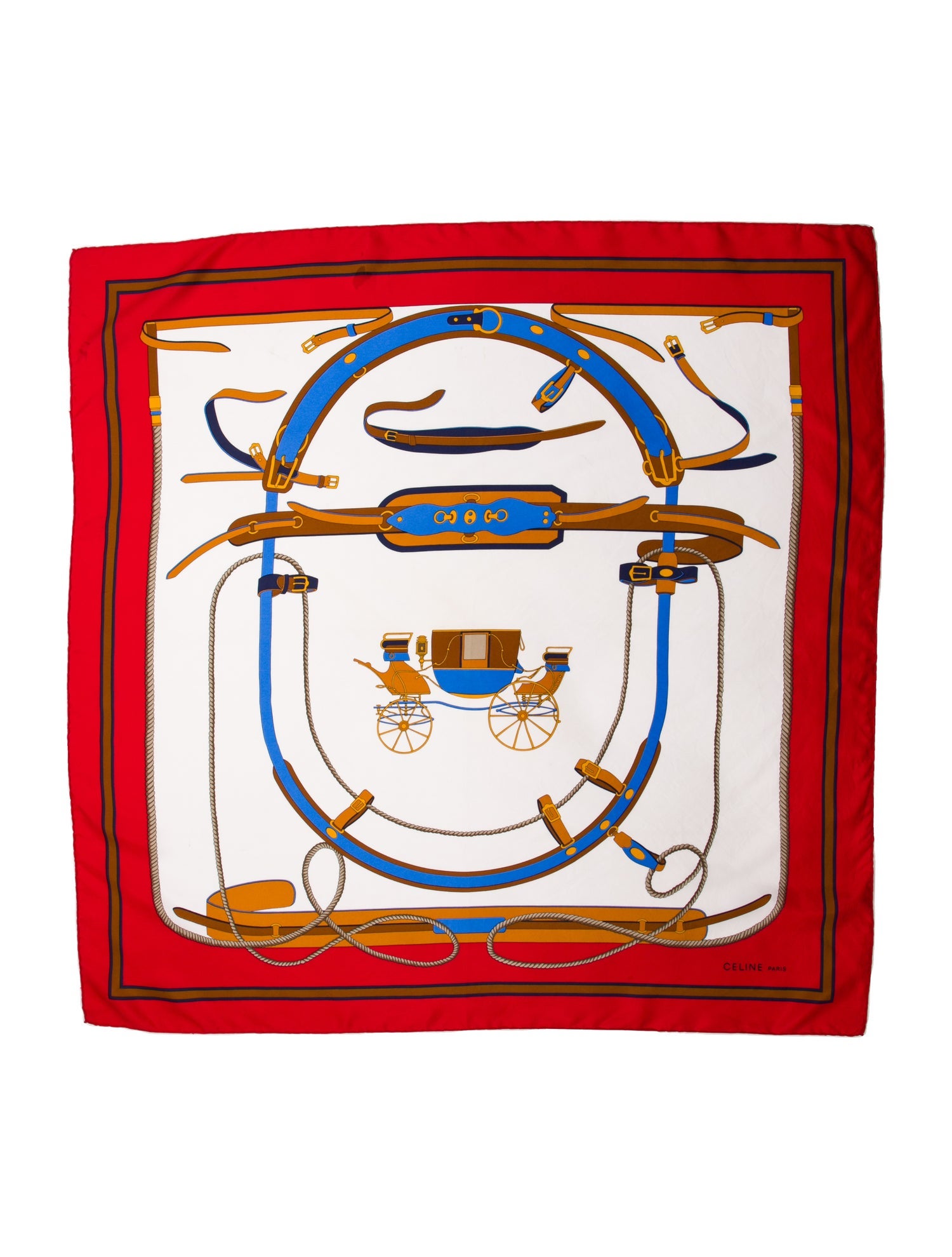 Celine Silk Printed Scarf