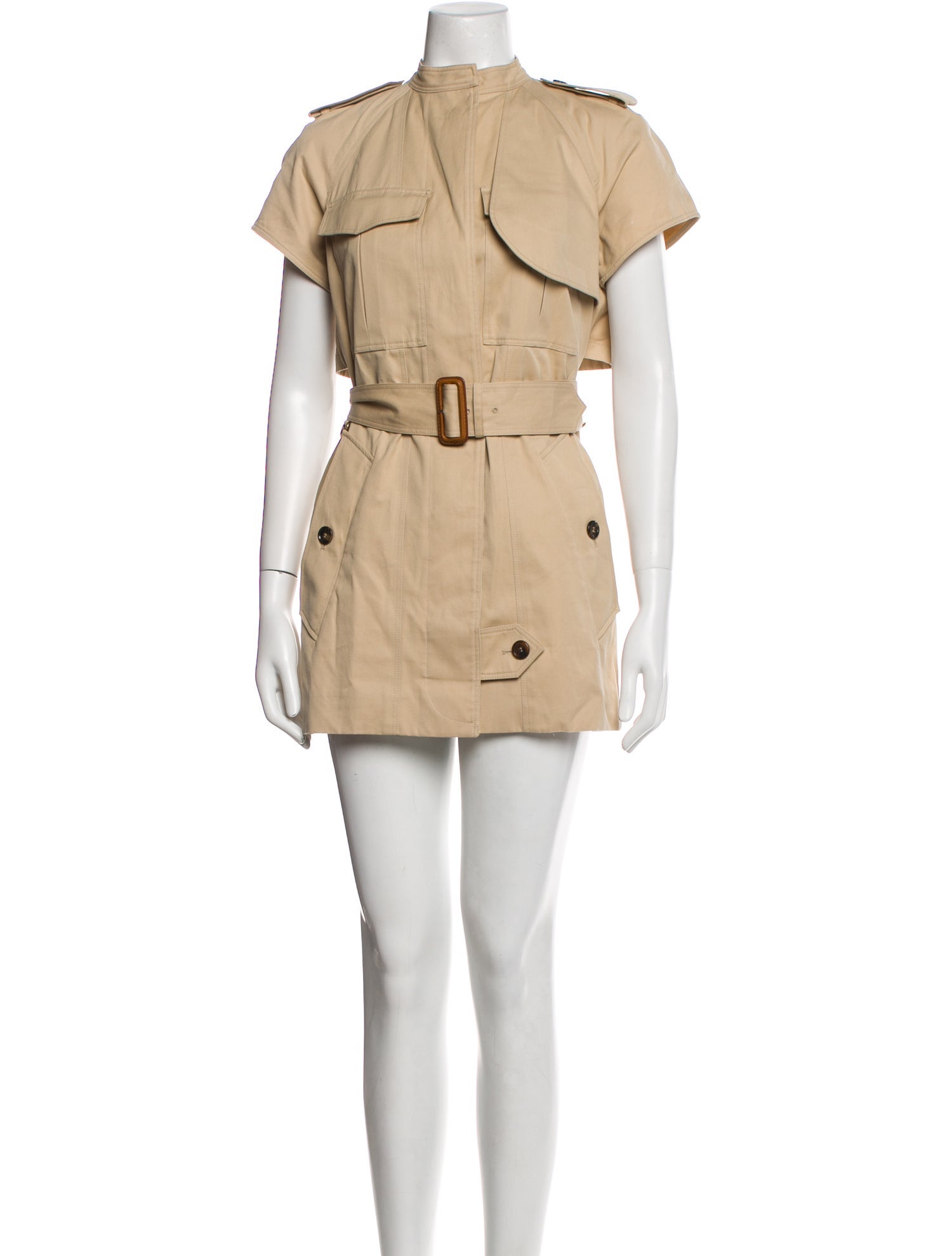 Celine Mock Neck Mini Dress