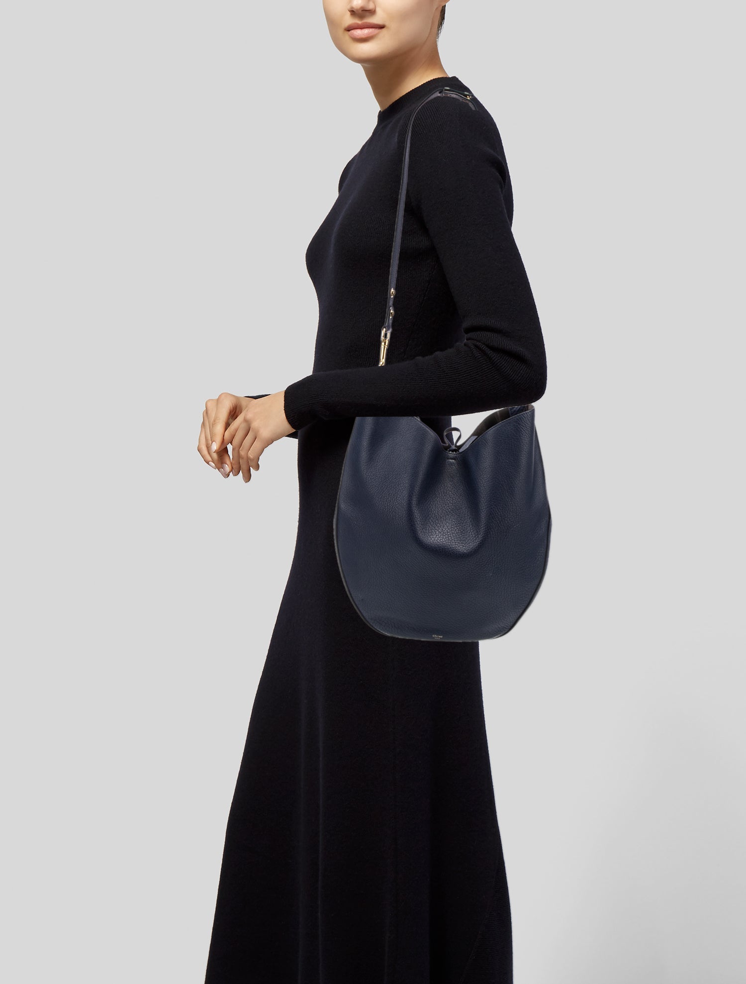 Celine Leather Bucket Bag