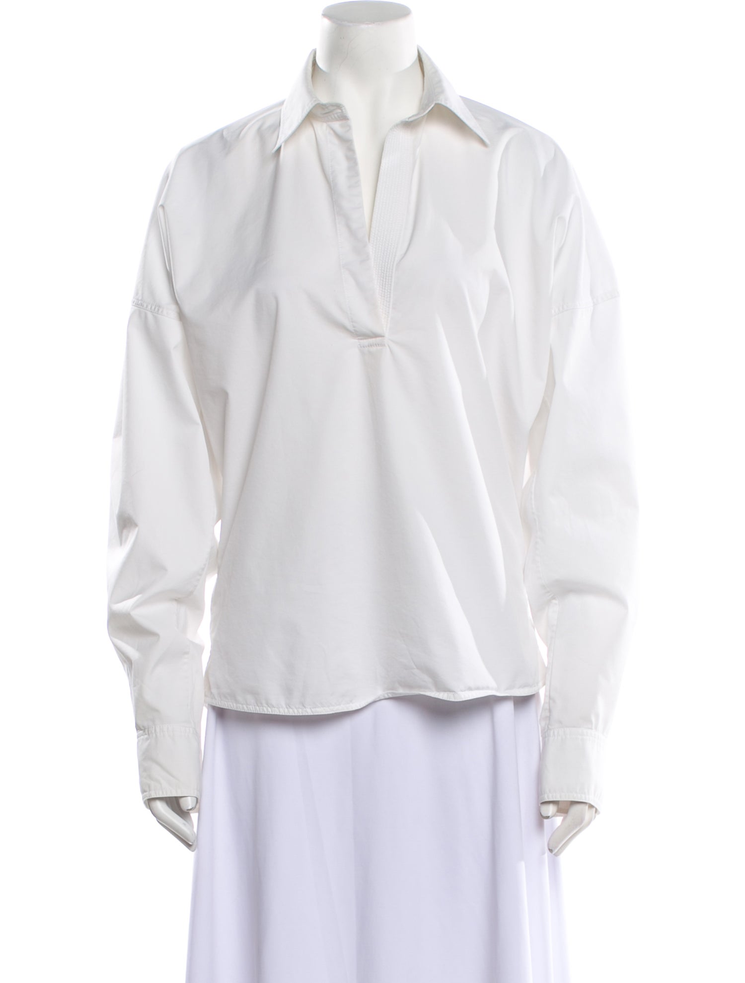 Celine V-Neck Long Sleeve Blouse