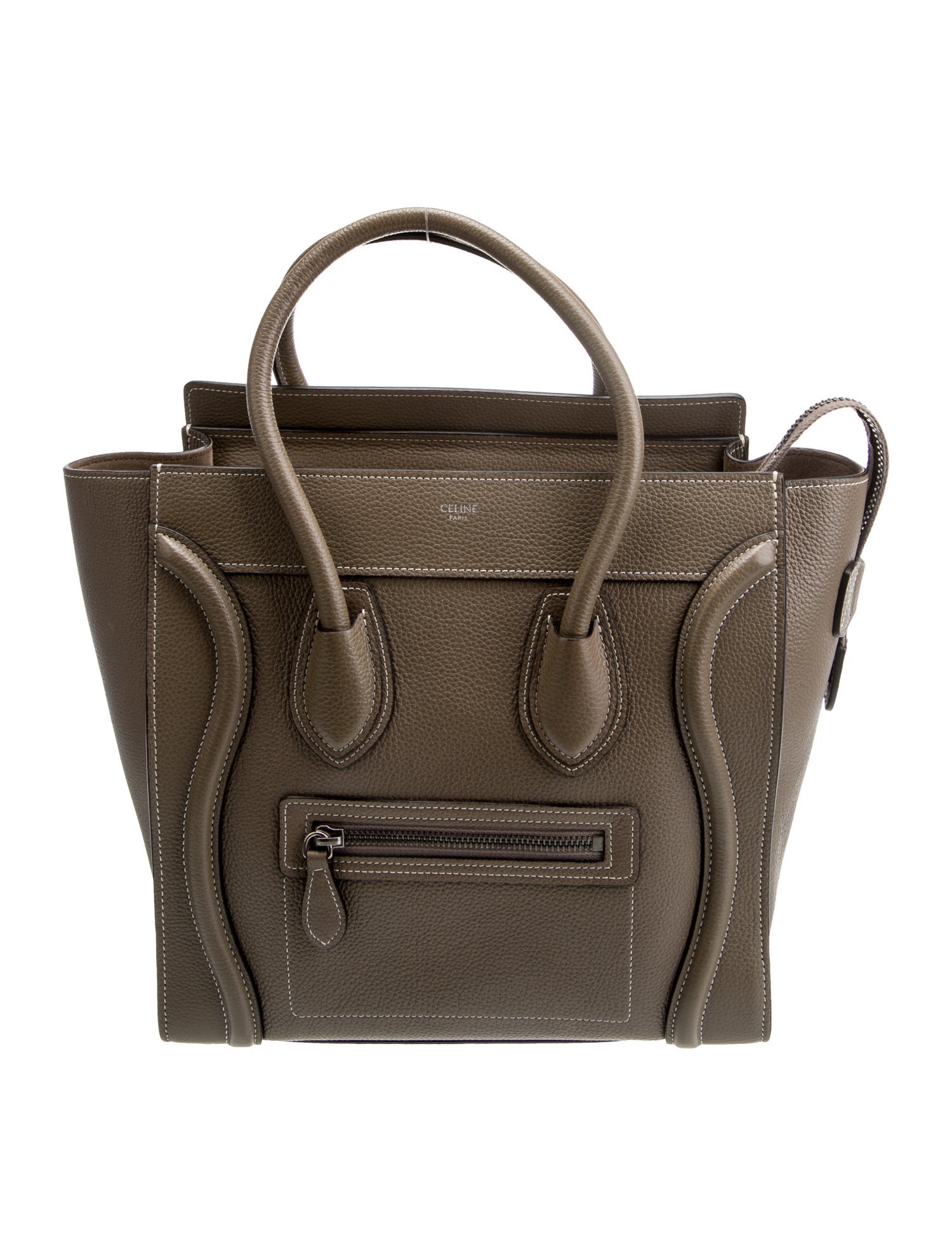 Celine Leather Luggage Micro 2022