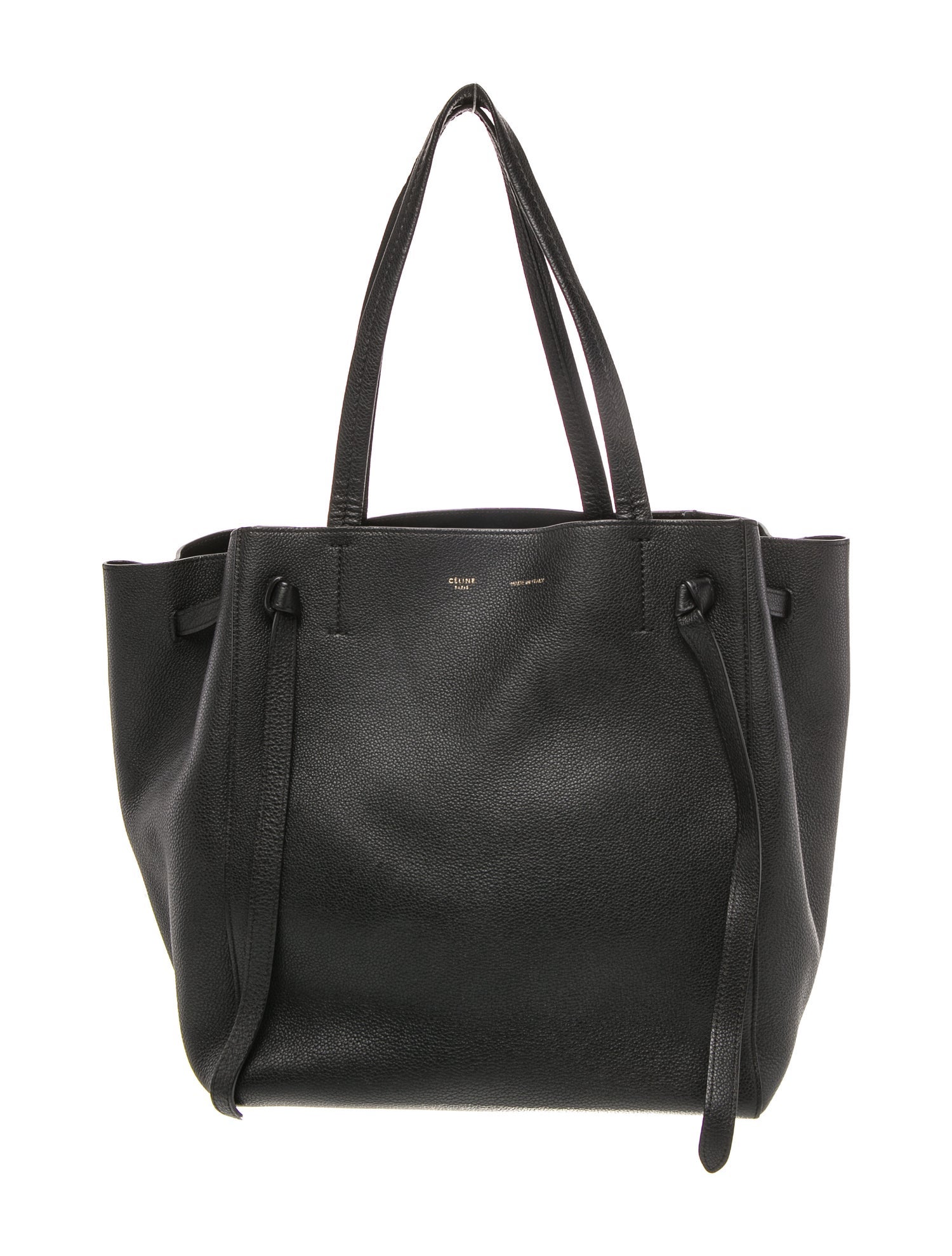 Celine Leather Cabas Phantom w/Belt Small