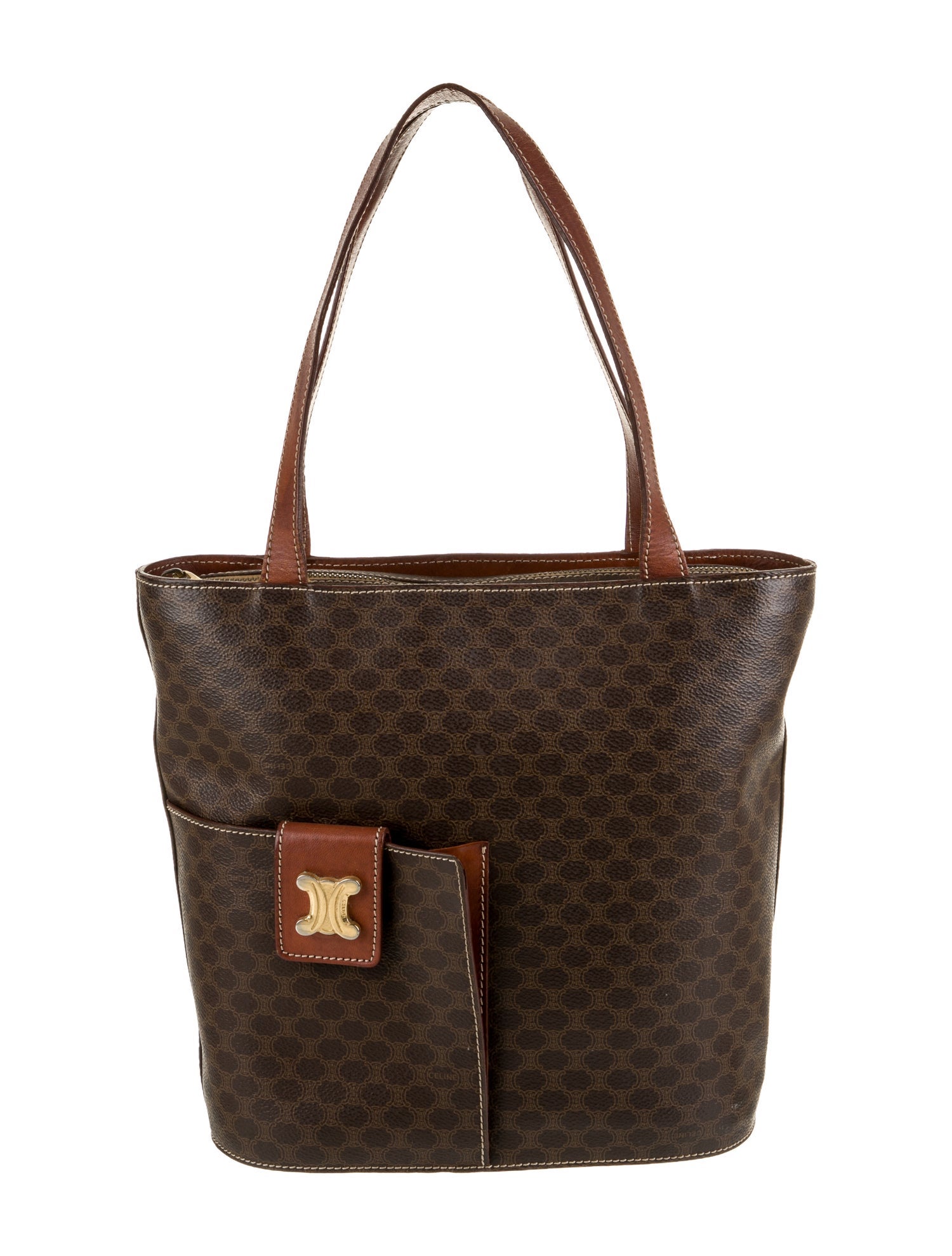 Bonton Large Canvas Tote Bag - White Totes, Handbags