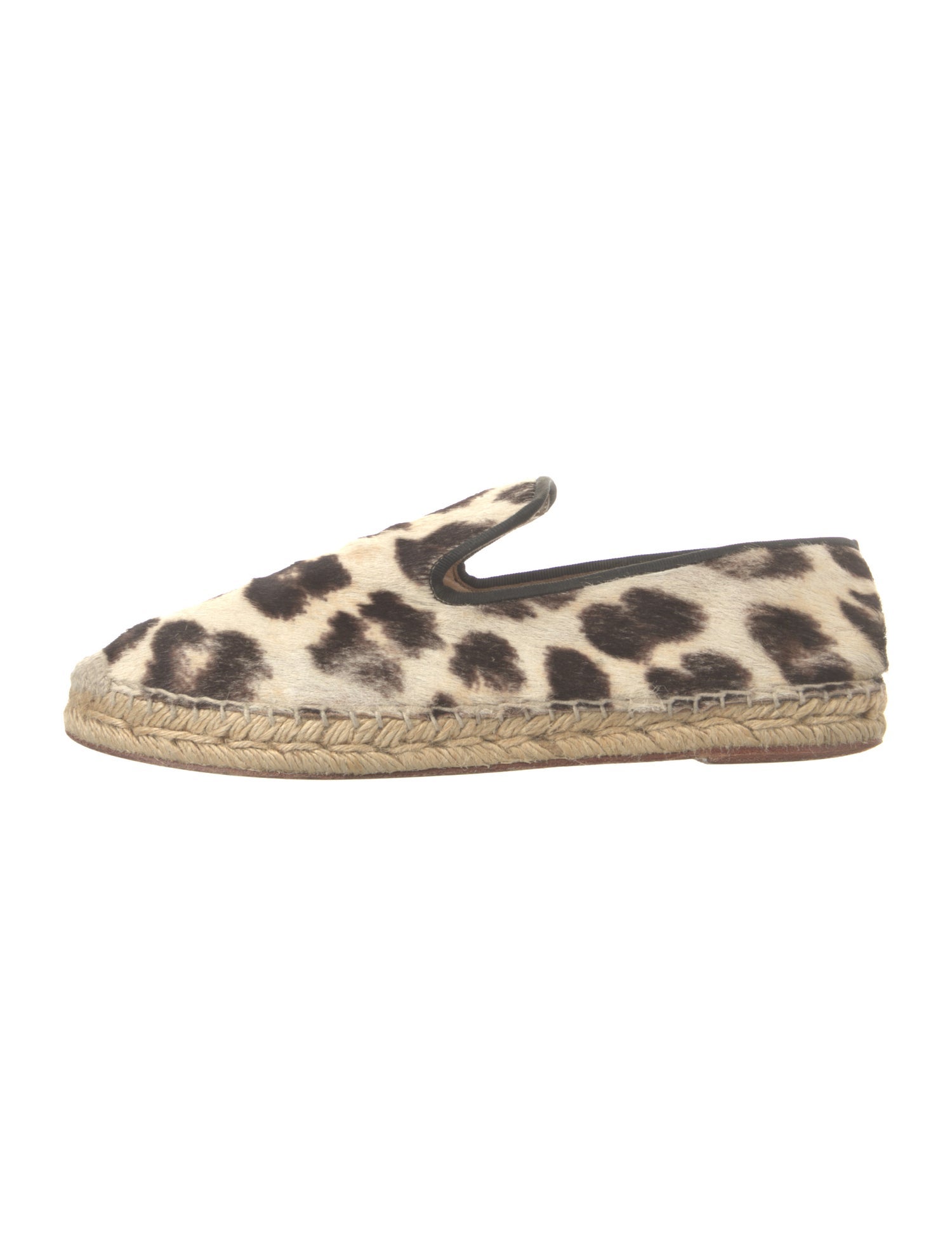 Celine Ponyhair Animal Print Espadrilles