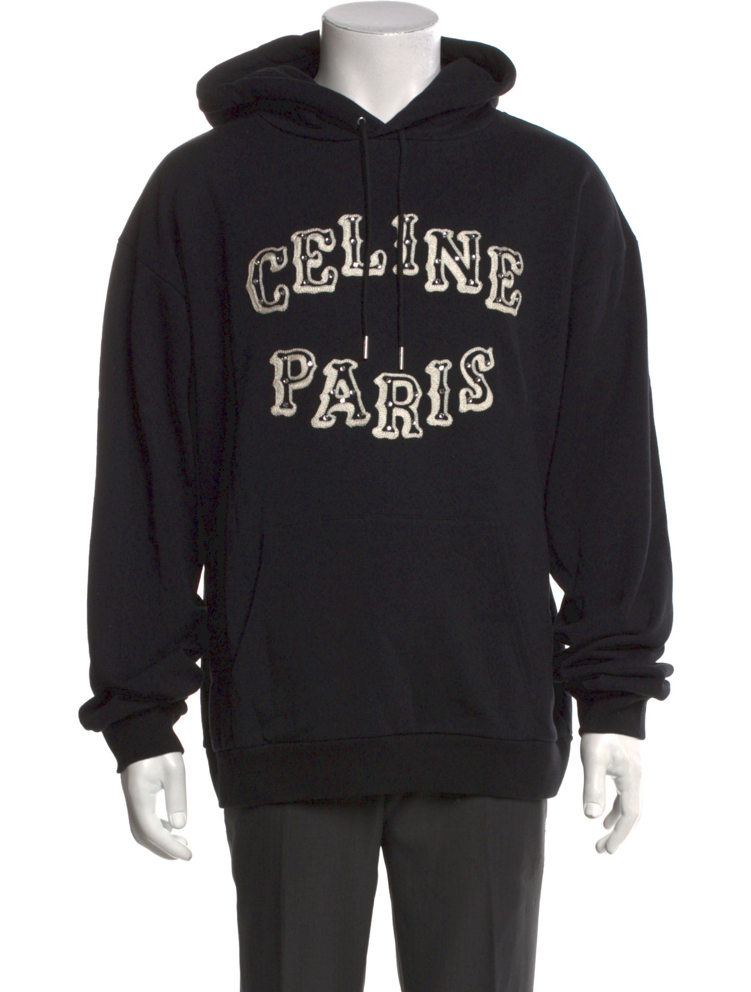 Celine Graphic Print Crew Neck Hoodie w/ Tags