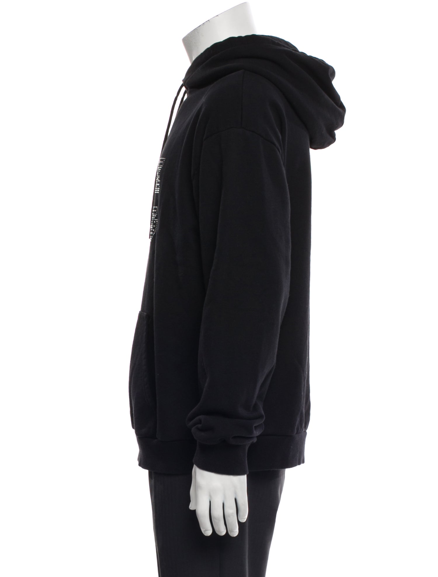 Celine Signature Logo Graphic Print Hoodie