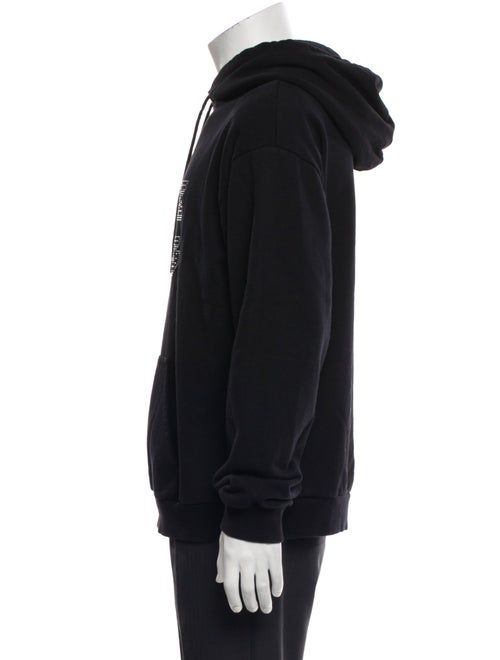 Celine Signature Logo Graphic Print Hoodie