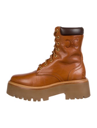 Celine 2022 Triomphe Combat Boots