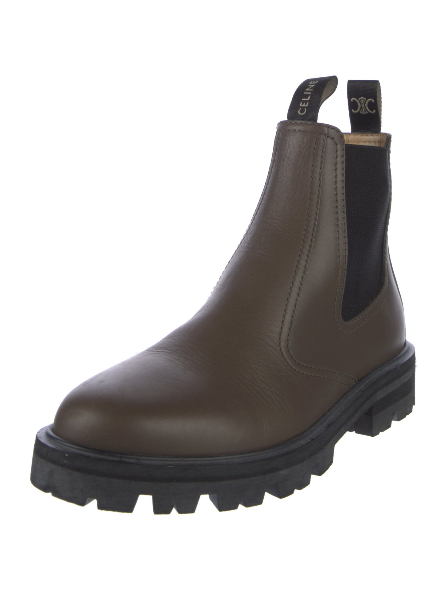 Celine Leather Chelsea Boots