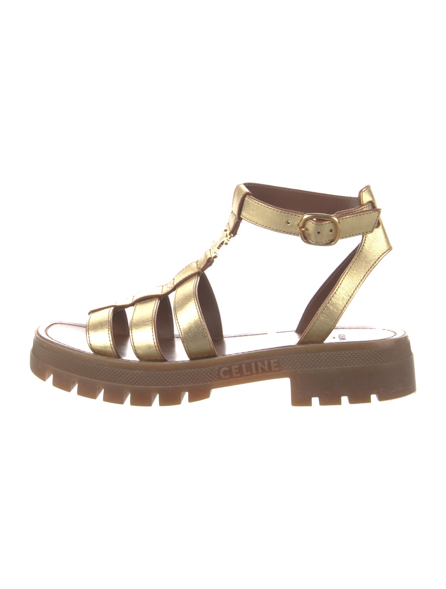 Celine Leather Gladiator Sandals