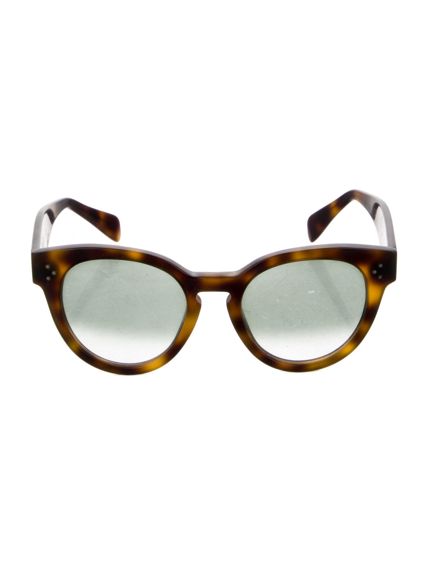 Celine Round Gradient Sunglasses