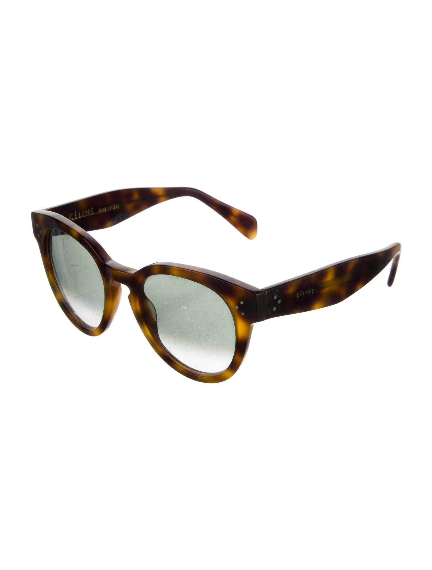 Celine Round Gradient Sunglasses