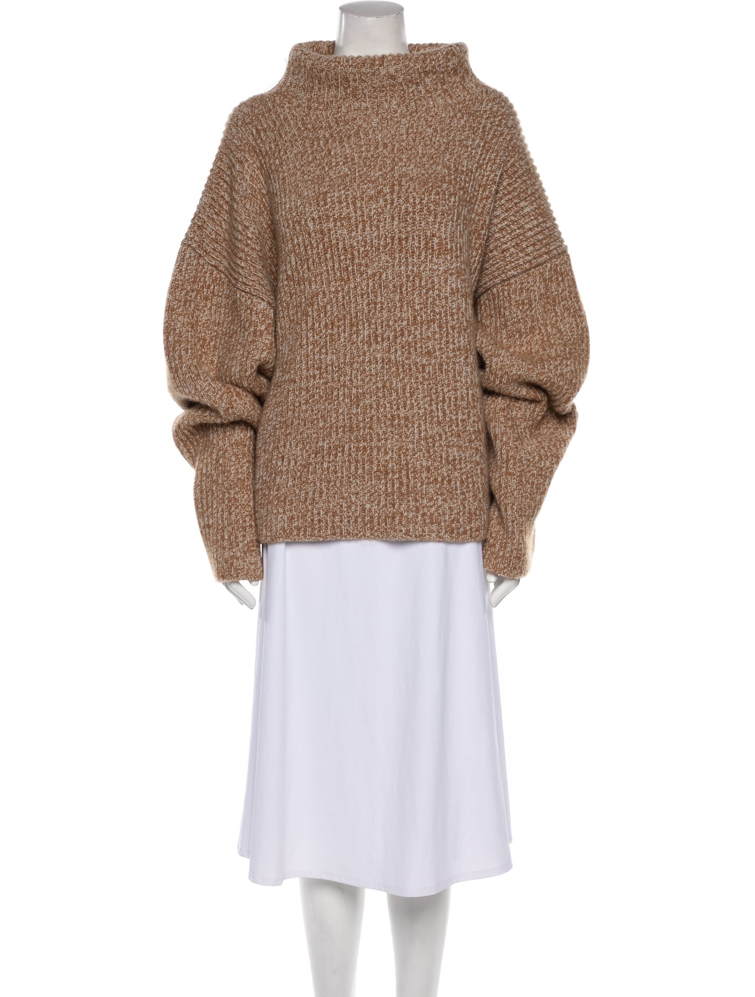 Celine Cashmere Mock Neck Sweater