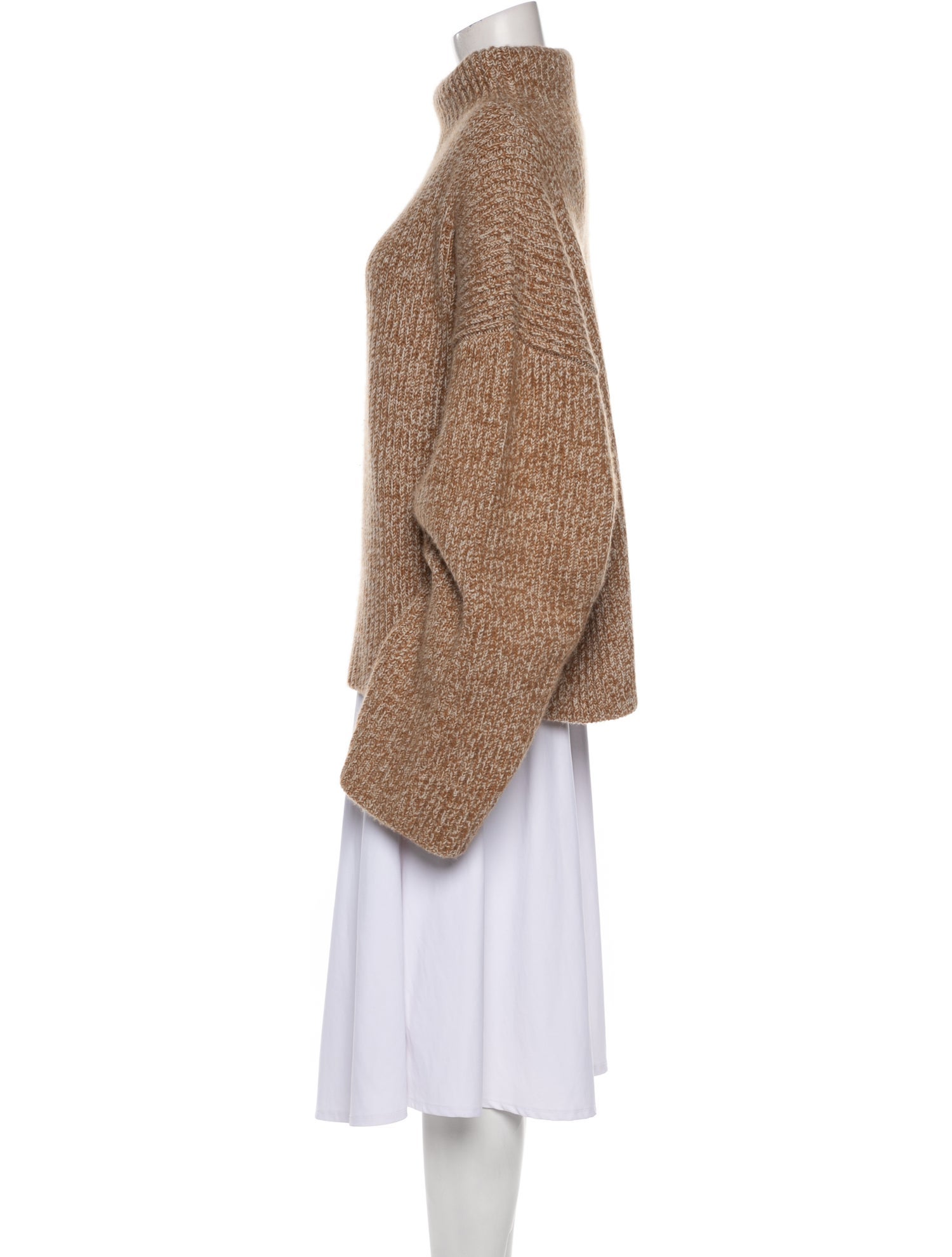 Celine Cashmere Mock Neck Sweater