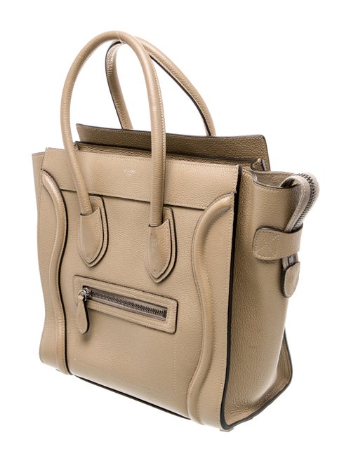 Celine Leather Luggage Micro