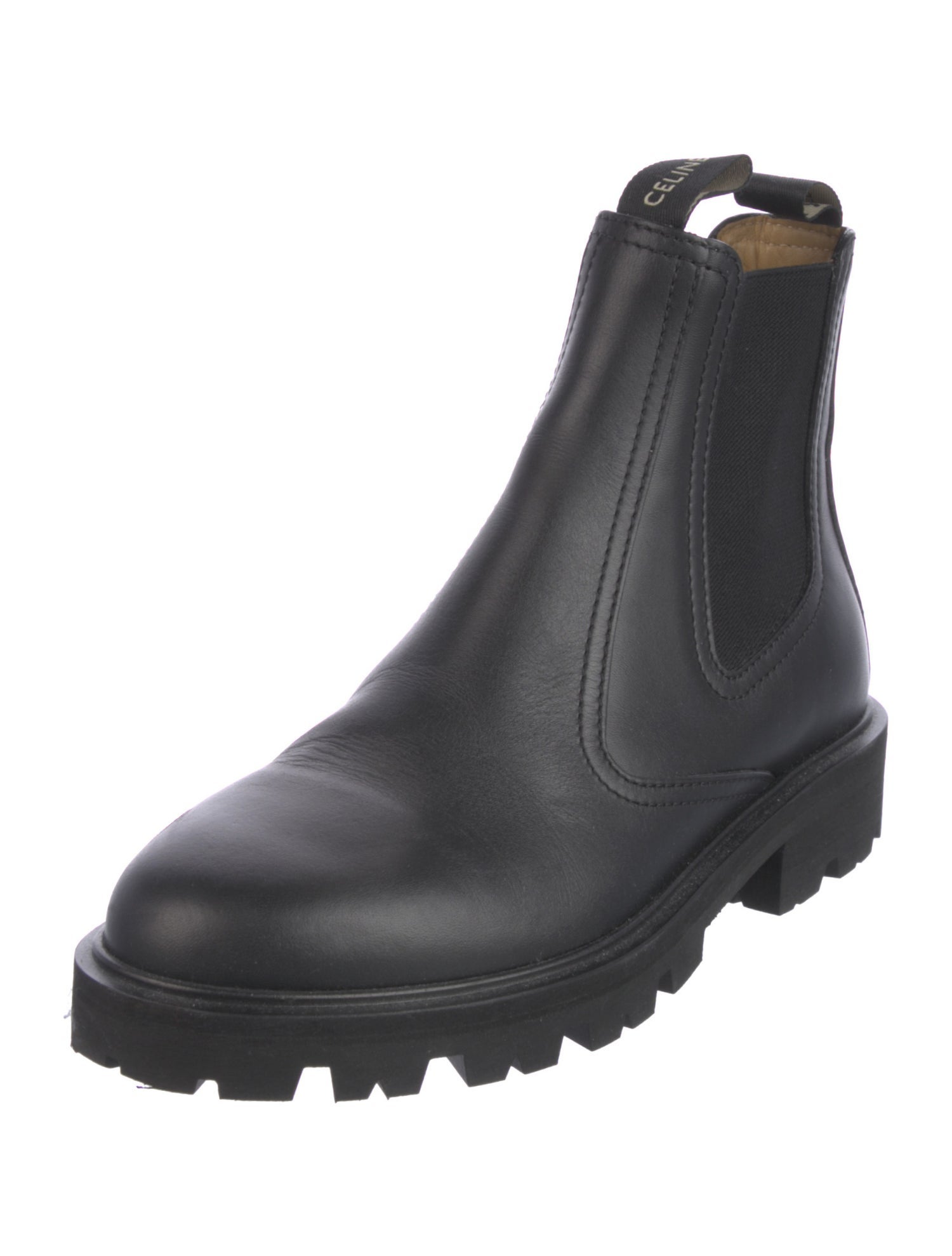 Celine Leather Chelsea Boots