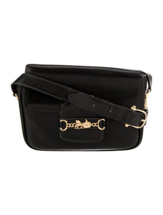Celine Leather Horse Carriage Flap Bag